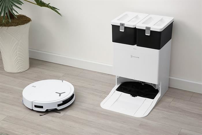 Robot hút bụi lau nhà Ecovacs Deebot T50 Pro Omni - Trắng/Đen